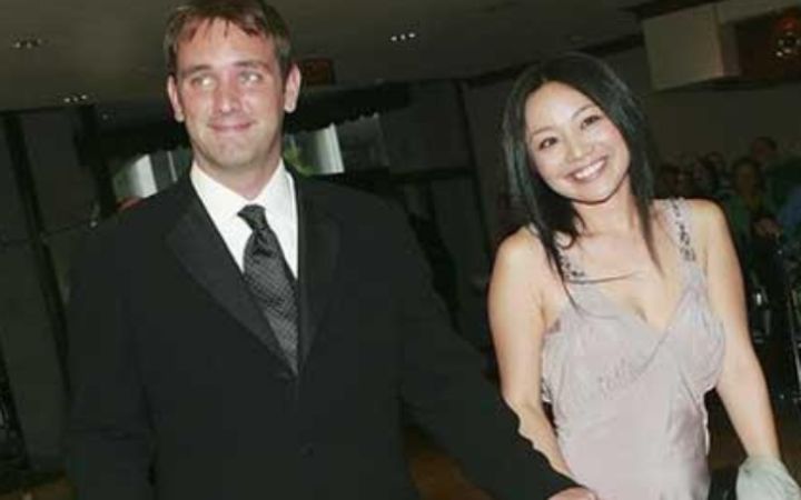 Emma Sugiyama and her ex-husband, Trey Parker. 